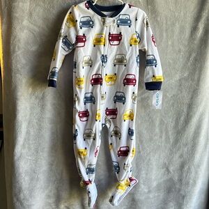 Fleece footie pajamas